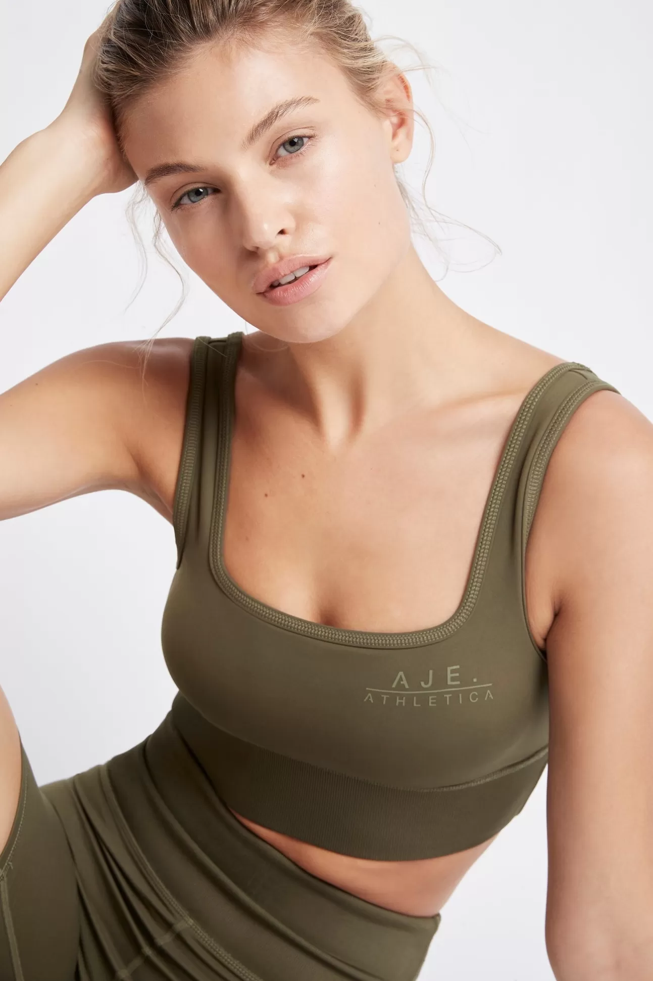 Aje ATHLETICA Sports Bra 023 Khaki Outlet