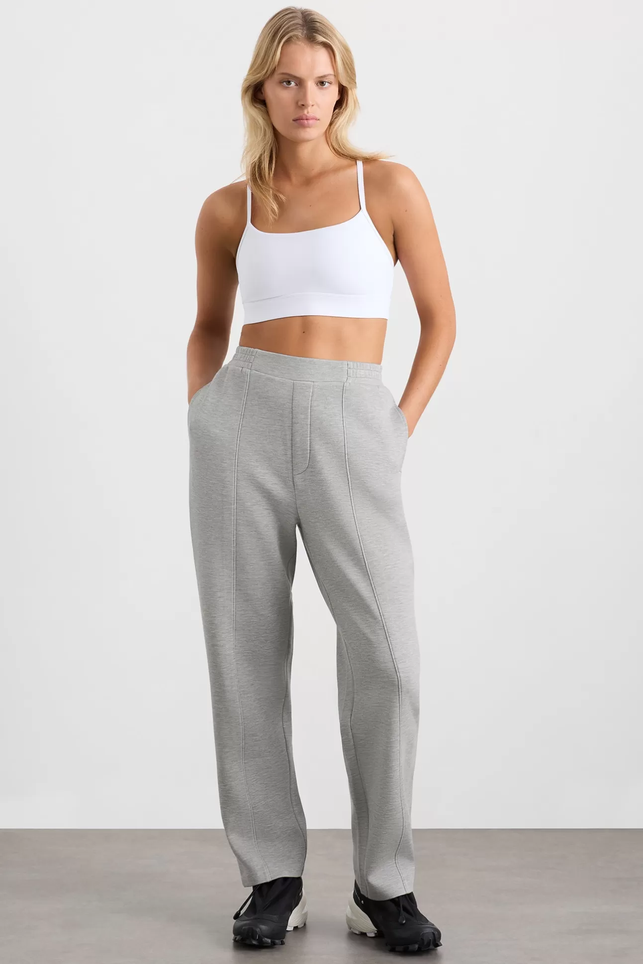 Aje ATHLETICA Tailored Track Pants 514 Grey Marle Discount