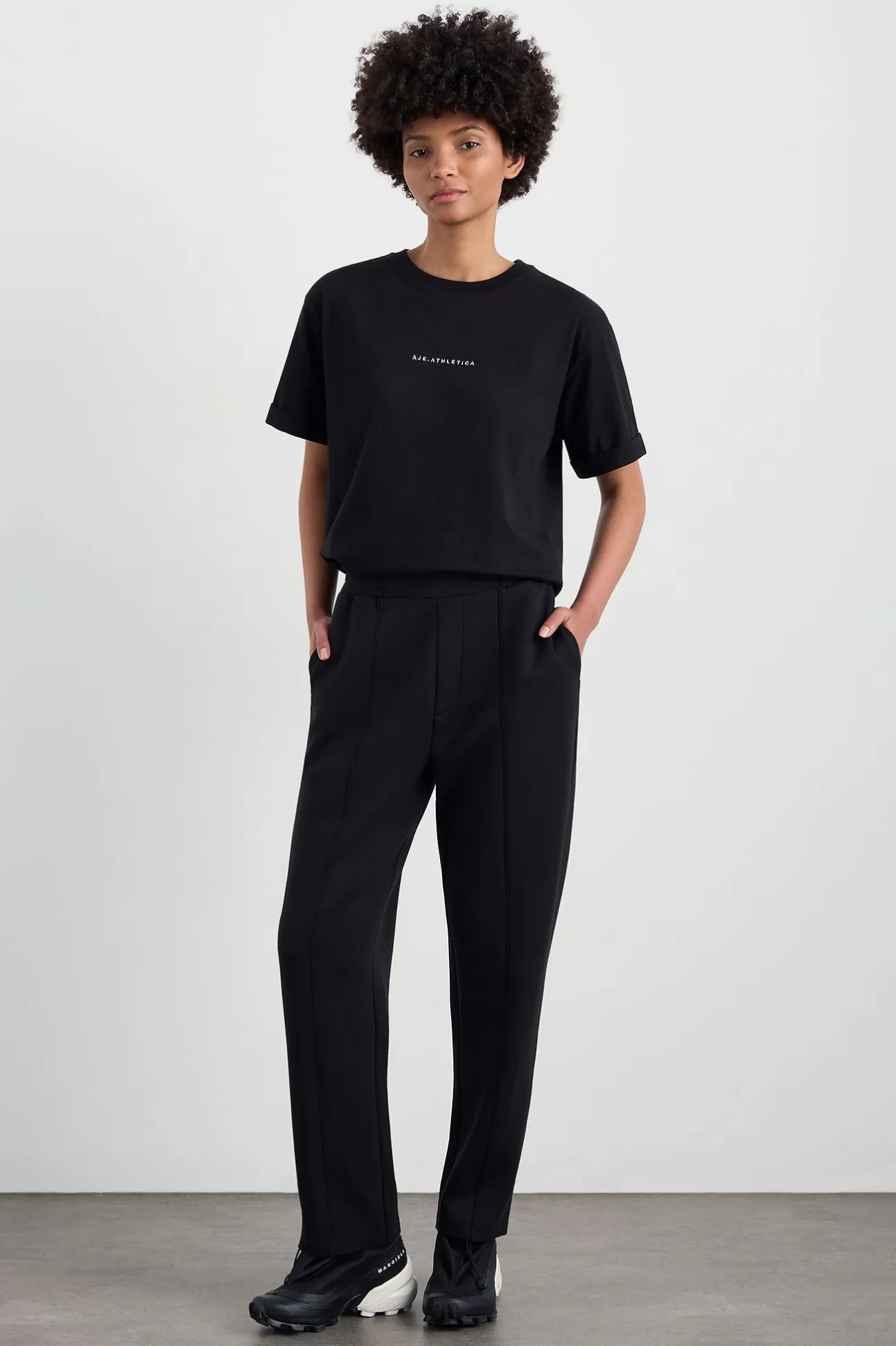 Aje ATHLETICA Tailored Track Pants 514 Black Best