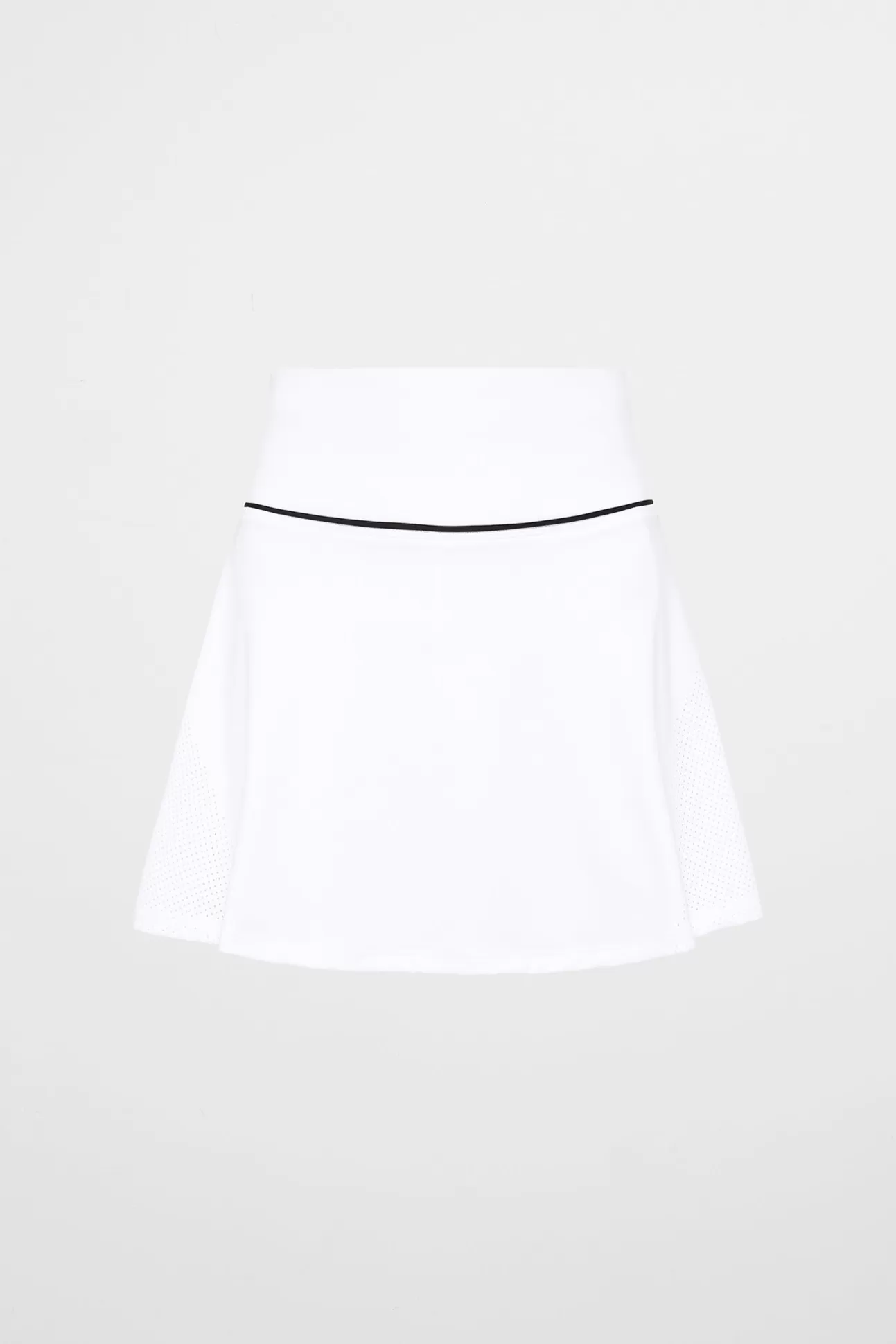 Aje ATHLETICA Tennis Skirt 637 White/Black Logo New