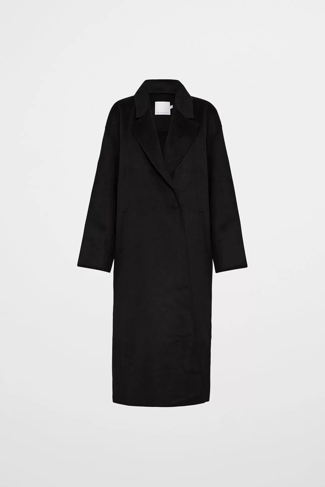 Aje ATHLETICA Wool Blend Long Line Coat 773 Black Shop