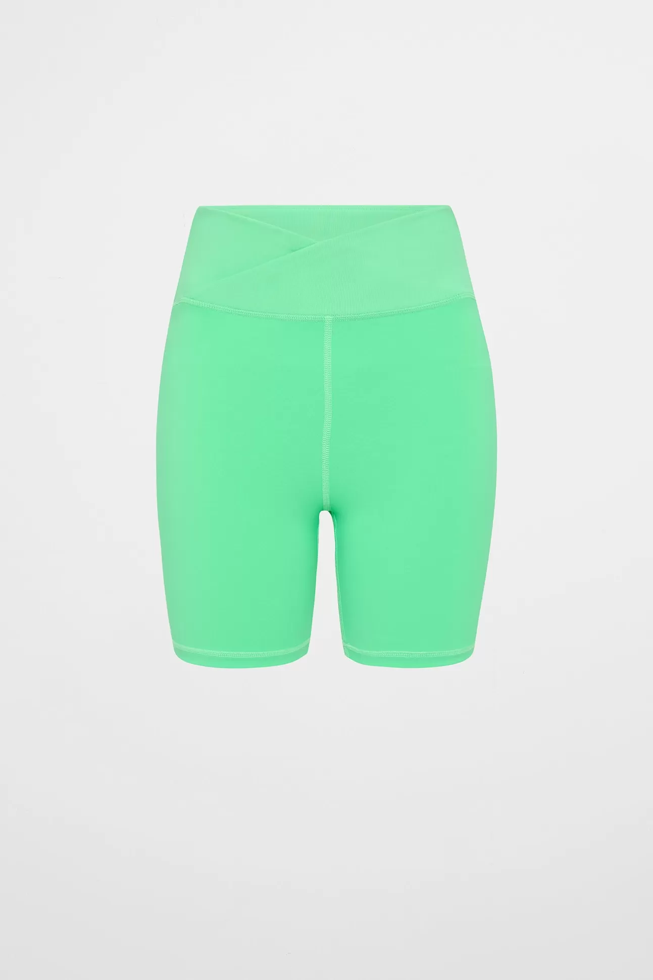 Aje ATHLETICA Wrap Front Bike Short 614 Marine Green Cheap