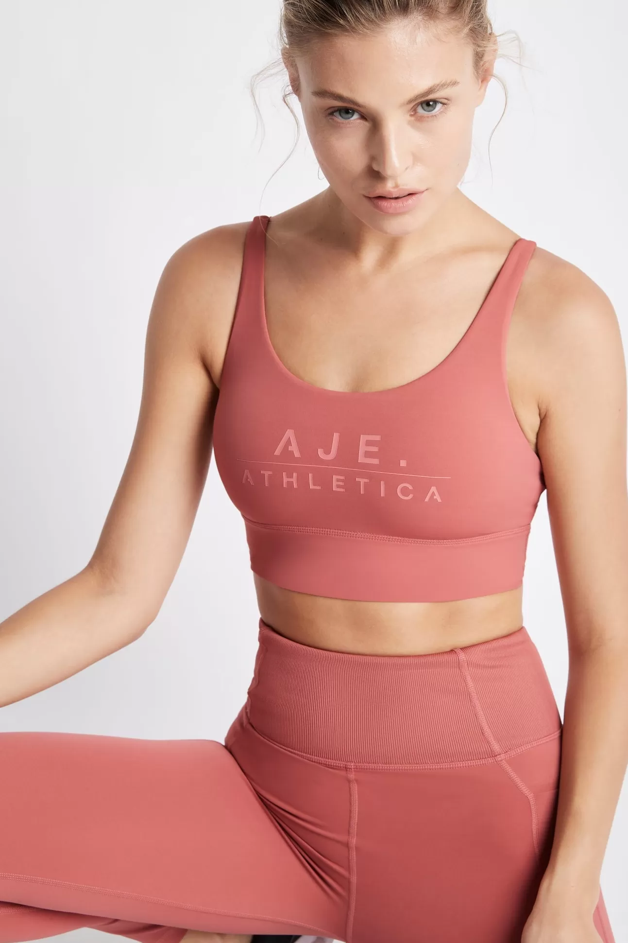 Aje ATHLETICA Yoga Sports Bra 002 Dusty Rose Best