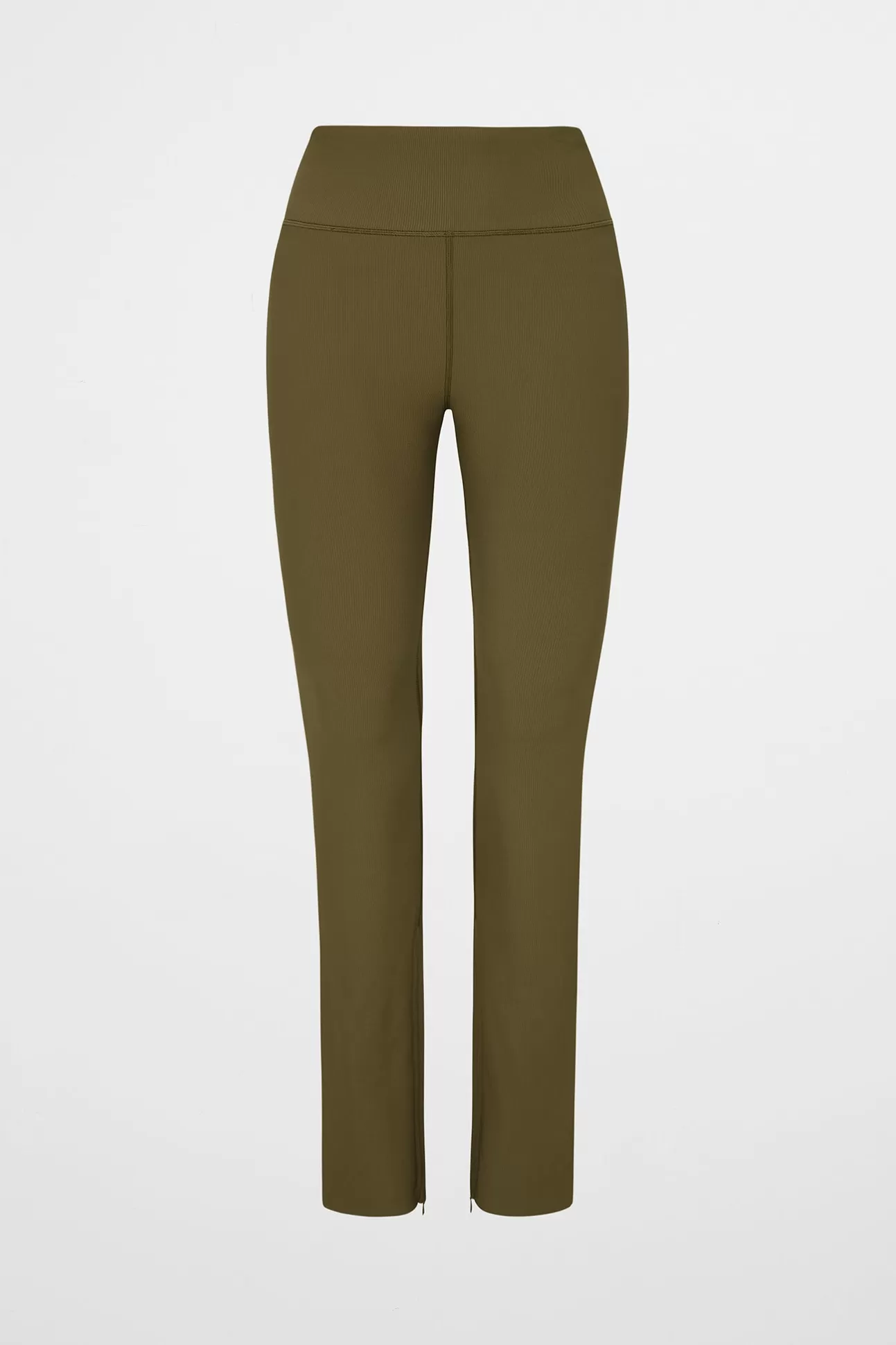 Aje ATHLETICA Zip Hem Full Length Legging 205 Deep Khaki Clearance