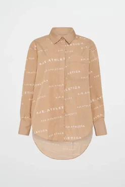 All Over Logo Spray Shirt 406