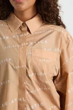 All Over Logo Spray Shirt 406