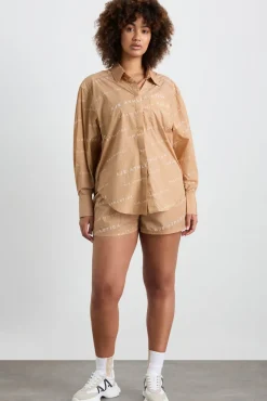 All Over Logo Spray Shirt 406