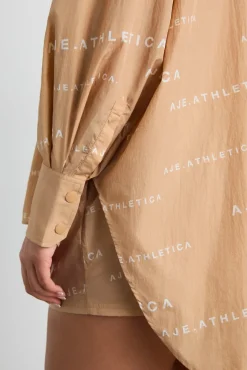 All Over Logo Spray Shirt 406