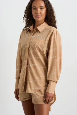 All Over Logo Spray Shirt 406