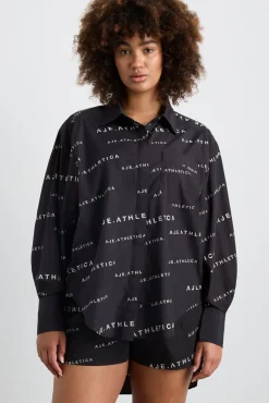 All Over Logo Spray Shirt 406