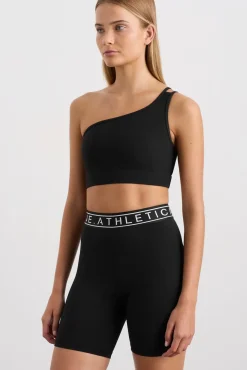 Asymmetric Ribbed Crop Top 386
