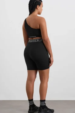 Asymmetric Ribbed Crop Top 386