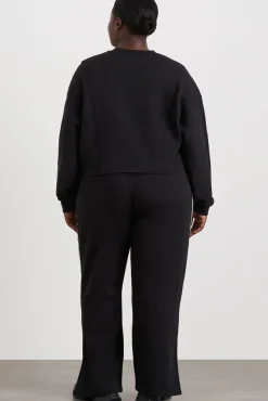 Batwing Crop Crew Jumper 413