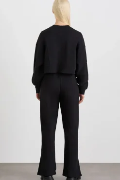 Batwing Crop Crew Jumper 413