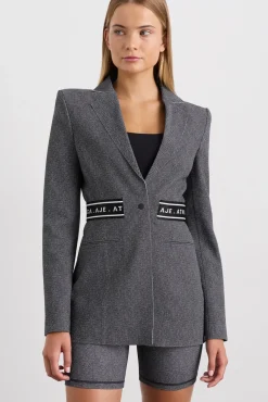 Belted Logotape Blazer 713