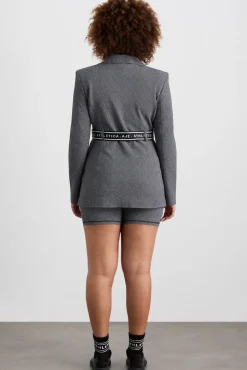 Belted Logotape Blazer 713