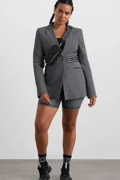 Belted Logotape Blazer 713