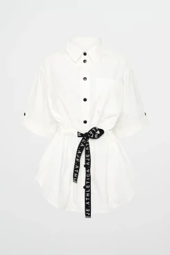 Belted Short Sleeve Shirt 433