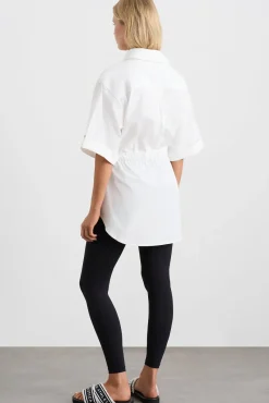 Belted Short Sleeve Shirt 433