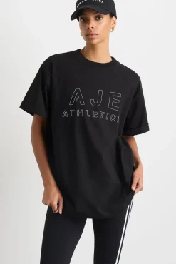 Block Logo Boyfriend Tee 102