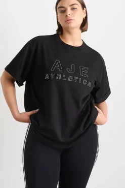 Block Logo Boyfriend Tee 102