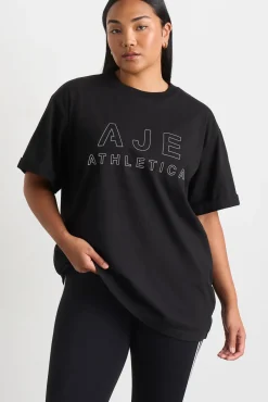 Block Logo Boyfriend Tee 102