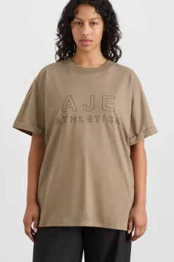 Block Logo Boyfriend Tee 102