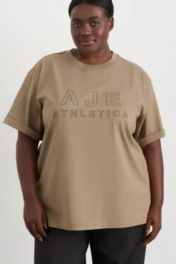 Block Logo Boyfriend Tee 102