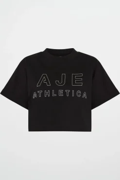 Block Logo Cropped Tee 105