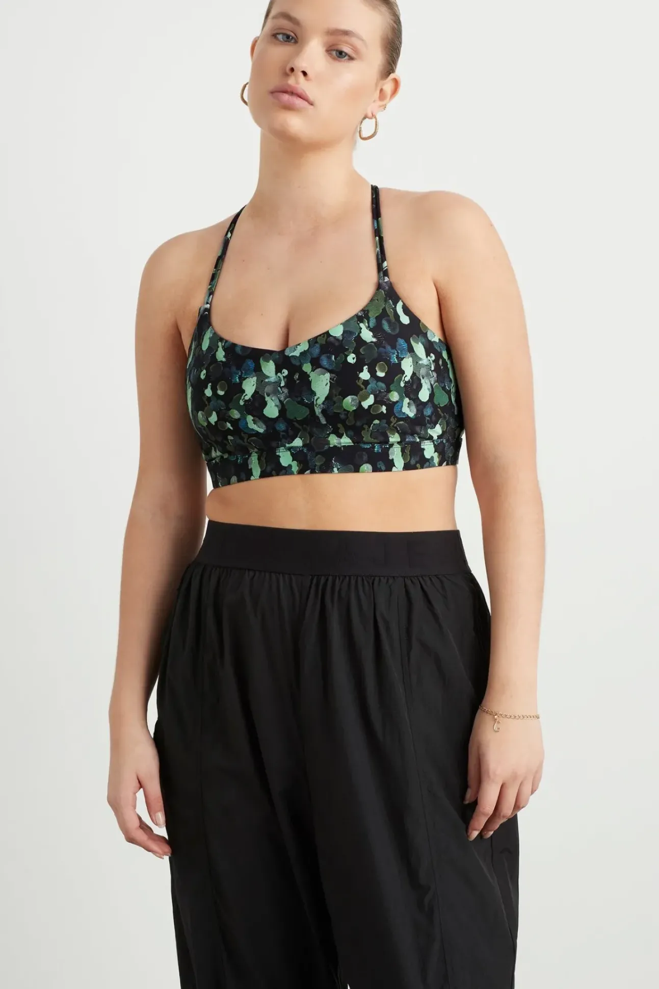 Braided Strappy Sports Bra 334