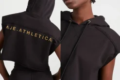 Braided Terry Crop Hoodie 402