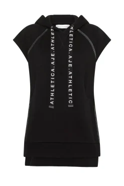 Classic Longline Short Sleeve Hoodie 404