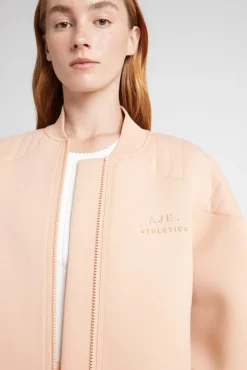 Classic Spacer Knit Bomber Jacket 704