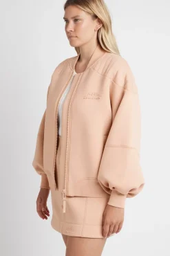 Classic Spacer Knit Bomber Jacket 704