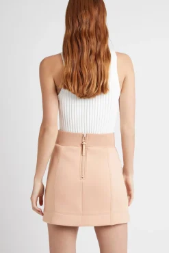 Classic Spacer Knit Mini Skirt 609