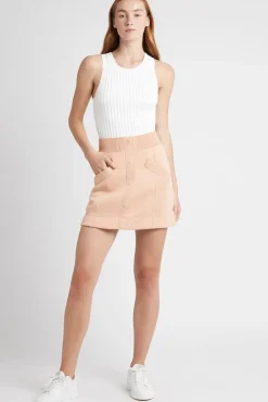 Classic Spacer Knit Mini Skirt 609