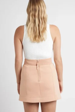 Classic Spacer Knit Mini Skirt 609