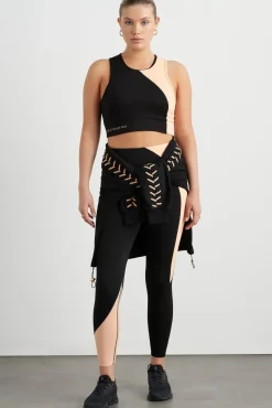 Colour Block Crop Top 336