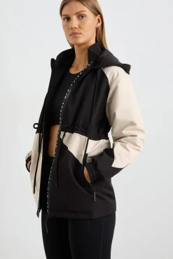 Colour Block Long Jacket 731