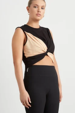 Colour Block Twist Tank 130