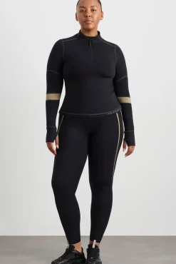 Colour Blocked Quarter Zip 758