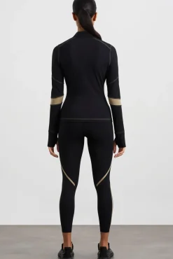 Colour Blocked Quarter Zip 758