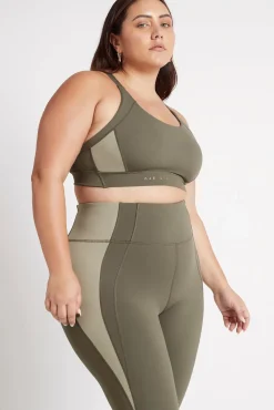 Contrast Adjustable Strap Sports Bra 321