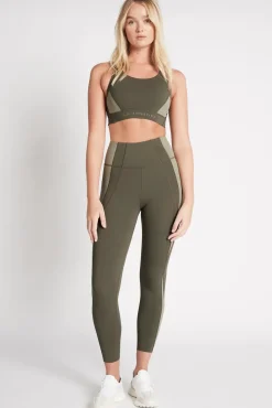 Contrast Adjustable Strap Sports Bra 321