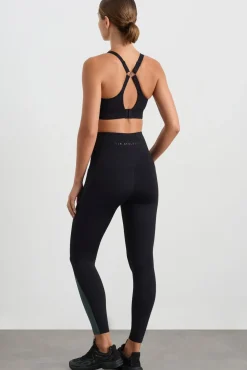 Contrast Adjustable Strap Sports Bra 321