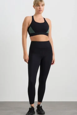 Contrast Adjustable Strap Sports Bra 321