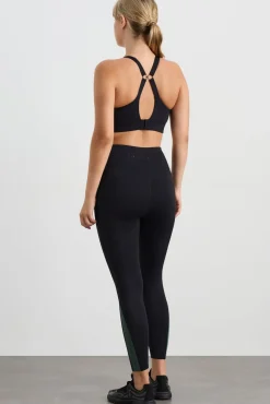 Contrast Adjustable Strap Sports Bra 321