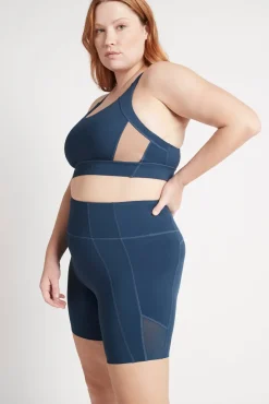 Contrast Adjustable Strap Sports Bra 321