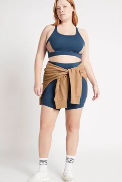 Contrast Adjustable Strap Sports Bra 321