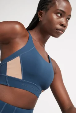Contrast Adjustable Strap Sports Bra 321